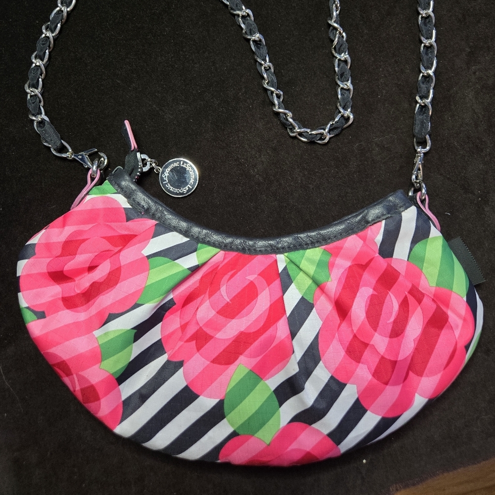 ​LeSportsac x Opening Ceremony Floral Stripe Chain Crossbody Bag - Rare!